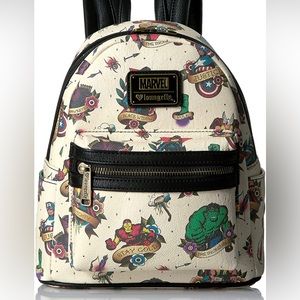 Loungefly Marvel tatto mini backpack